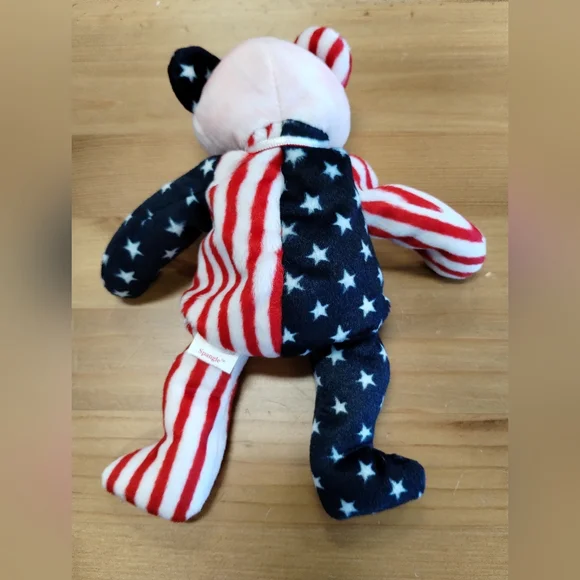 ✓Ty Beanie Baby - SPANGLE the Bear White Face (Stuffed Animal) - Picture 7 of 15